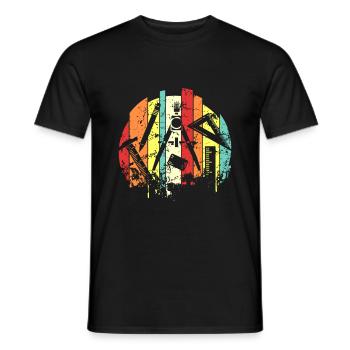 architecte - T-shirt homme - noir - Devant - AI Model Male 178 light (178cm)