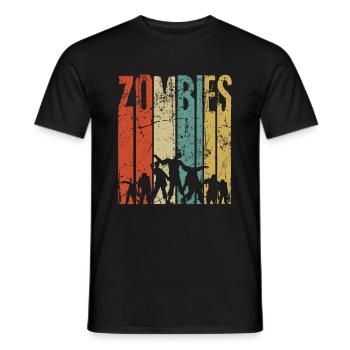Zombie - Männer T-Shirt - Schwarz - Vorne - AI Model Male 178 light (178cm)