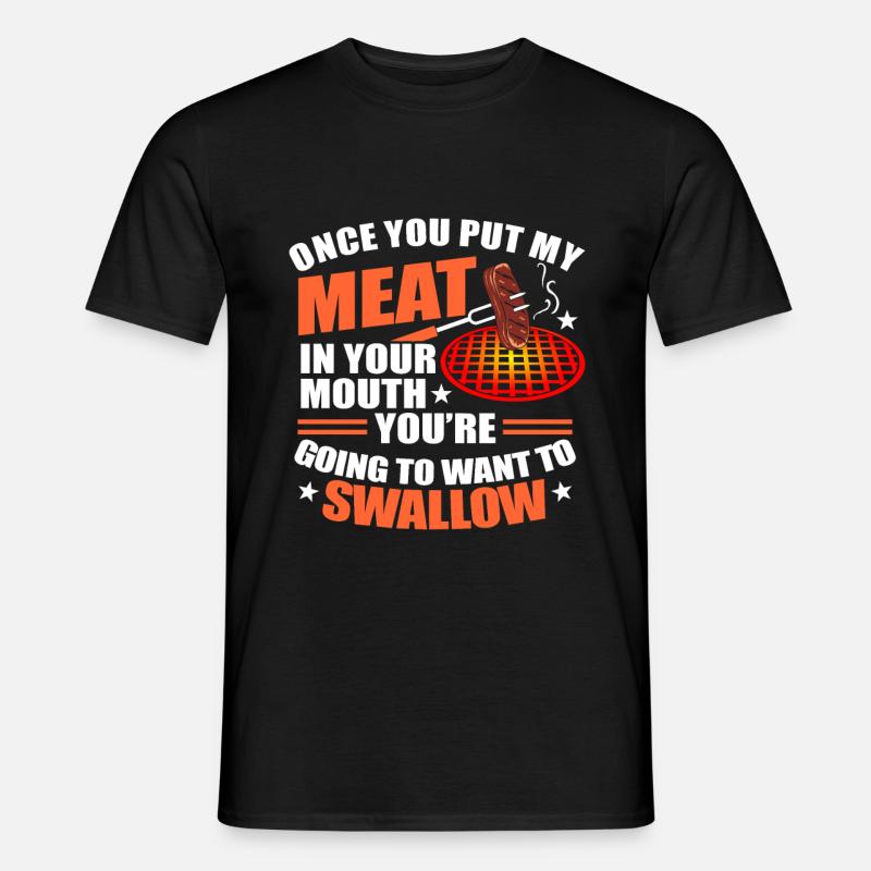Fleisch - Männer T-Shirt - Schwarz