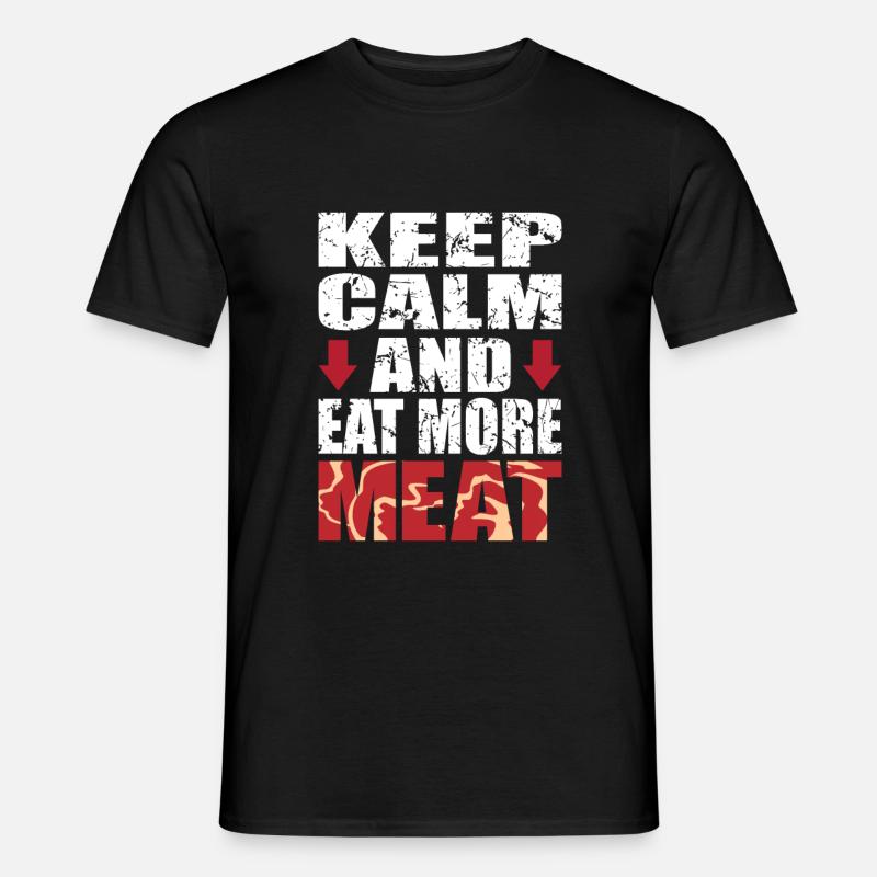 Fleisch - Männer T-Shirt - Schwarz