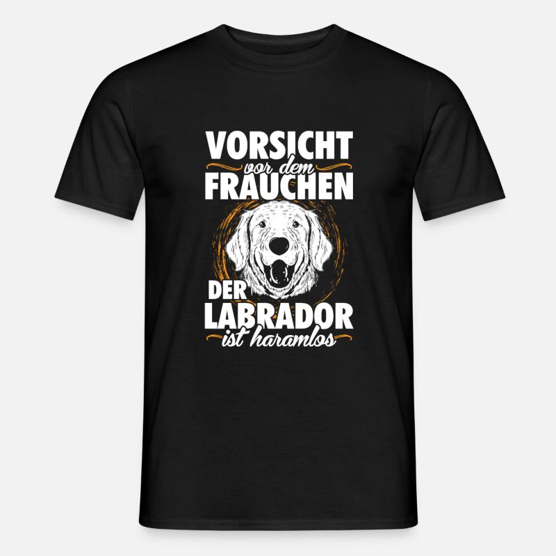 Labrador - Männer T-Shirt - Schwarz