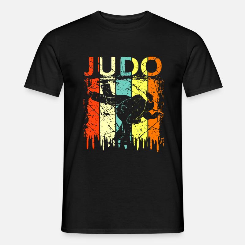 Judo - Männer T-Shirt - Schwarz
