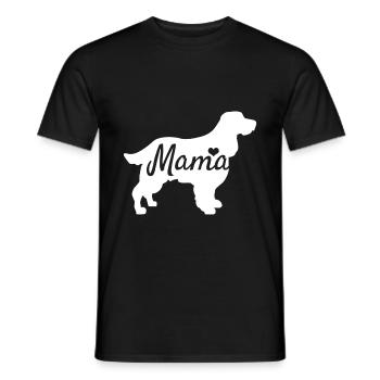 Cocker Spaniel - T-shirt homme - noir - Devant - AI Model Male 178 light (178cm)