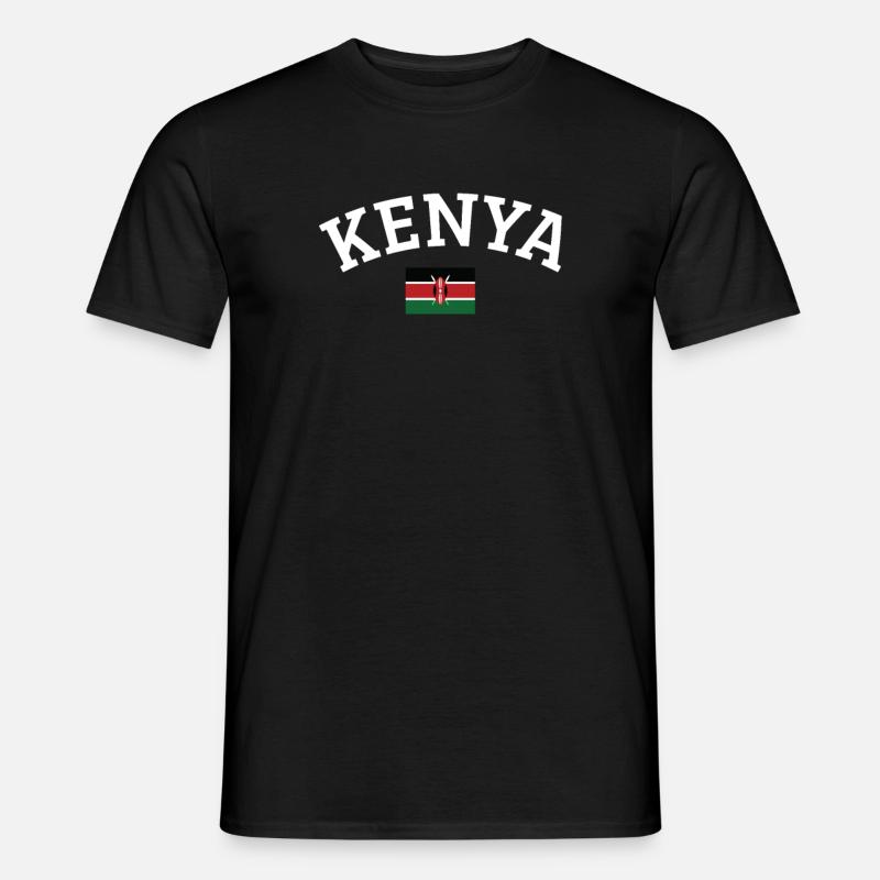 Kenia - Männer T-Shirt - Schwarz