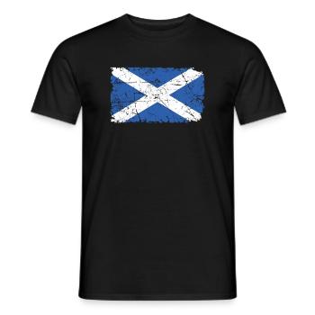 Schottland - Männer T-Shirt - Schwarz - Vorne - AI Model Male 178 light (178cm)