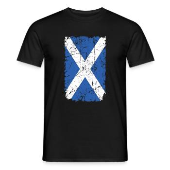 Schottland - Männer T-Shirt - Schwarz - Vorne - AI Model Male 178 light (178cm)