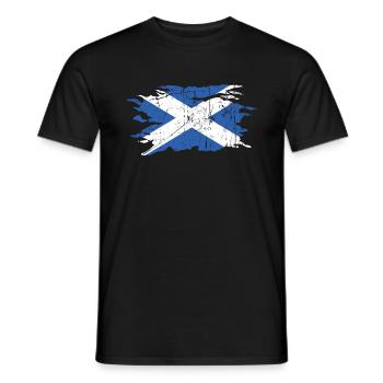Schottland - Männer T-Shirt - Schwarz - Vorne - AI Model Male 178 light (178cm)