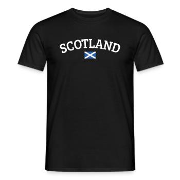 Schottland - Männer T-Shirt - Schwarz - Vorne - AI Model Male 178 light (178cm)