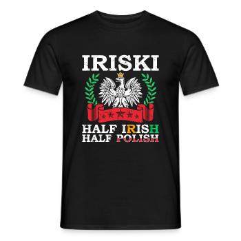 Irland - Männer T-Shirt - Schwarz - Vorne - AI Model Male 178 light (178cm)