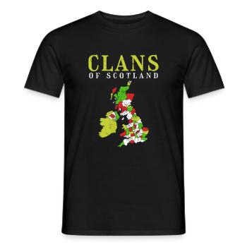 Schottland - Männer T-Shirt - Schwarz - Vorne - AI Model Male 178 light (178cm)