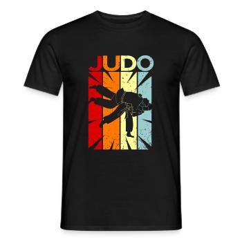 judo - Men's T-Shirt - black - Front - AI Model Male 178 light (178cm)