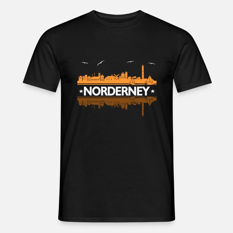 Norderney - Männer T-Shirt - Schwarz