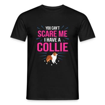 Collie - Männer T-Shirt - Schwarz - Vorne - AI Model Male 178 light (178cm)