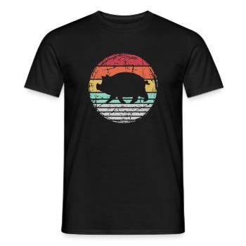porc - T-shirt homme - noir - Devant - AI Model Male 178 light (178cm)