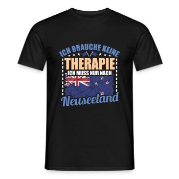 nouvelle-Zélande - T-shirt homme - noir - Devant - AI Model Male 178 light (178cm)