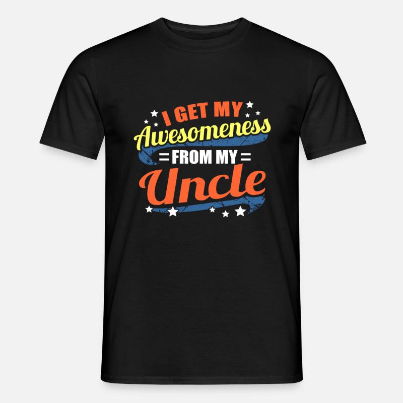 Onkel - Männer T-Shirt - Schwarz