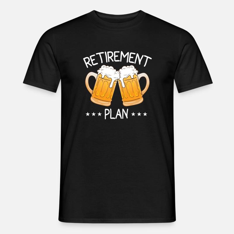 Rente - Männer T-Shirt - Schwarz