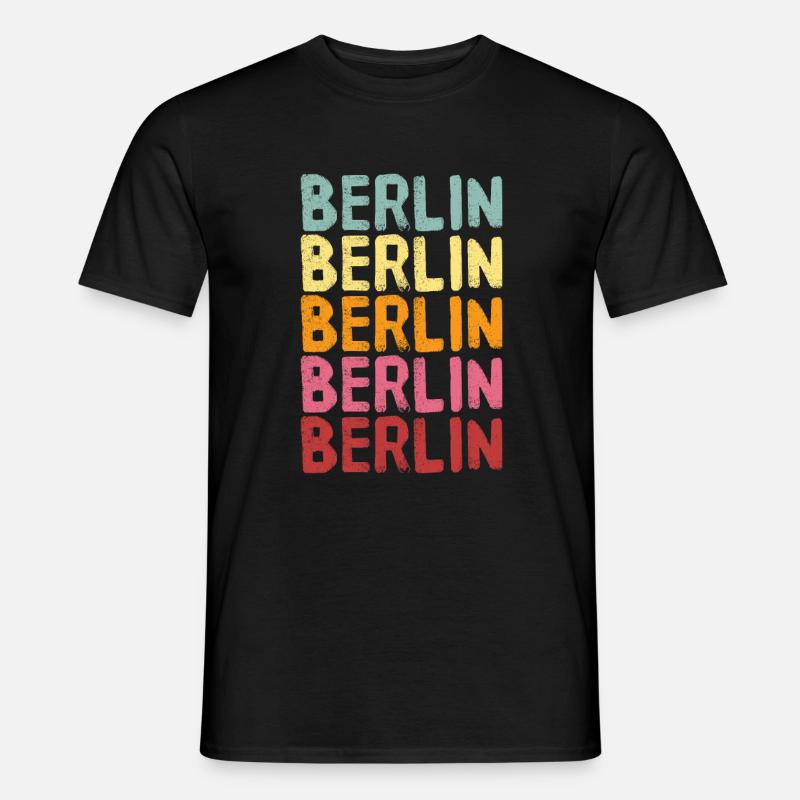 Berlin - Männer T-Shirt - Schwarz