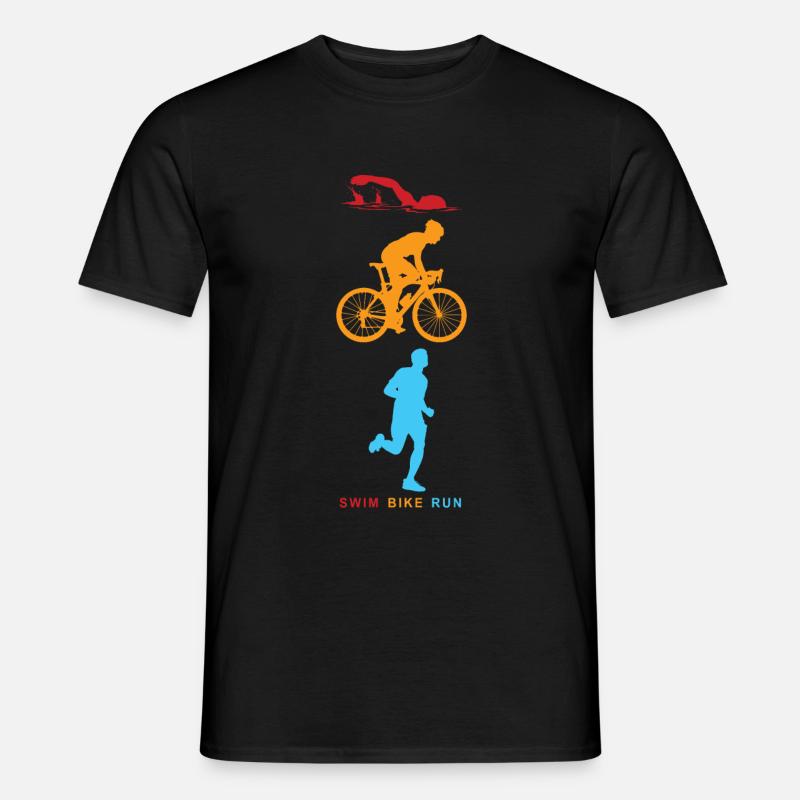 Triathlon - T-shirt męski - czarny