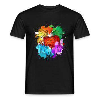 Nurse nurse - Men's T-Shirt - black - Front - AI Model Male 178 light (178cm)