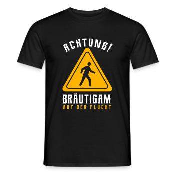 Junggesellinenabschied Ehe Geschenk heiraten - Männer T-Shirt - Schwarz - Vorne - AI Model Male 178 light (178cm)