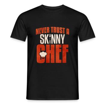 Cook cook - Men's T-Shirt - black - Front - AI Model Male 178 light (178cm)