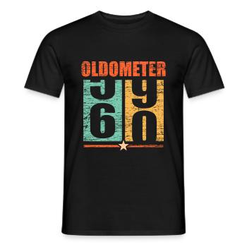 60e anniversaire - T-shirt homme - noir - Devant - AI Model Male 178 light (178cm)