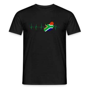 Republik Südafrika Shirt Geschenkidee - Männer T-Shirt - Schwarz - Vorne - AI Model Male 178 light (178cm)