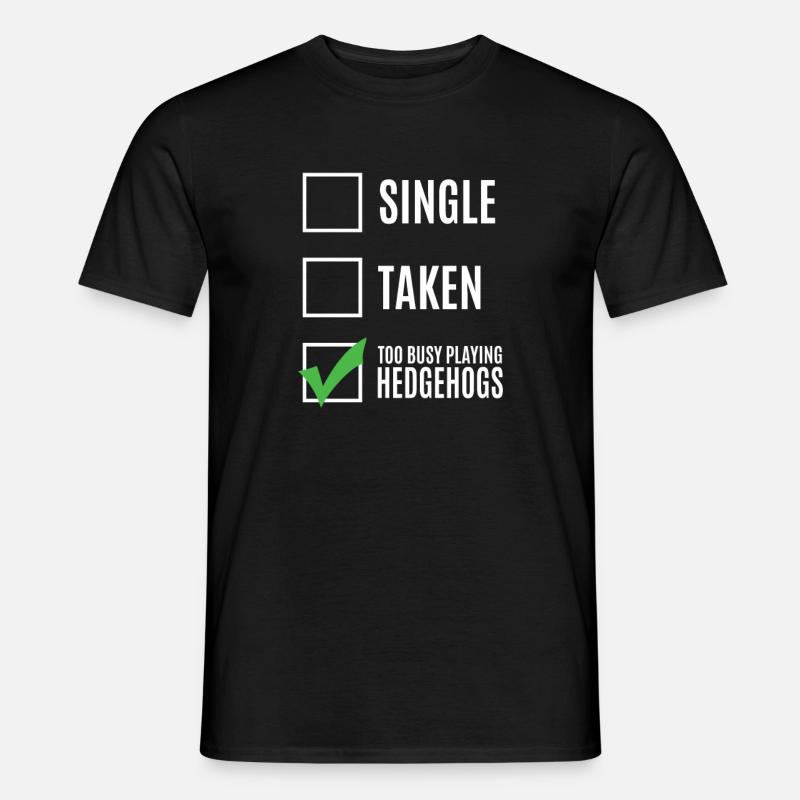 Igel - Männer T-Shirt - Schwarz