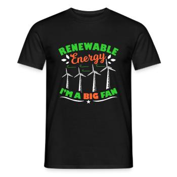 Moulin à vent - T-shirt homme - noir - Devant - AI Model Male 178 light (178cm)