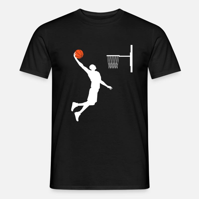 Basketball - Männer T-Shirt - Schwarz
