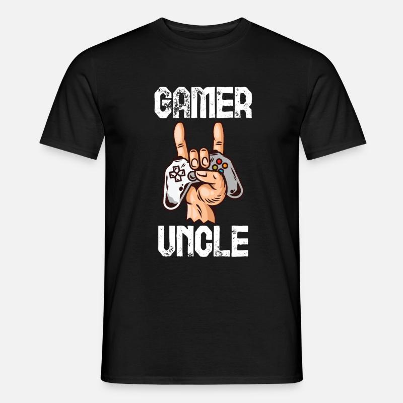 Onkel - Männer T-Shirt - Schwarz