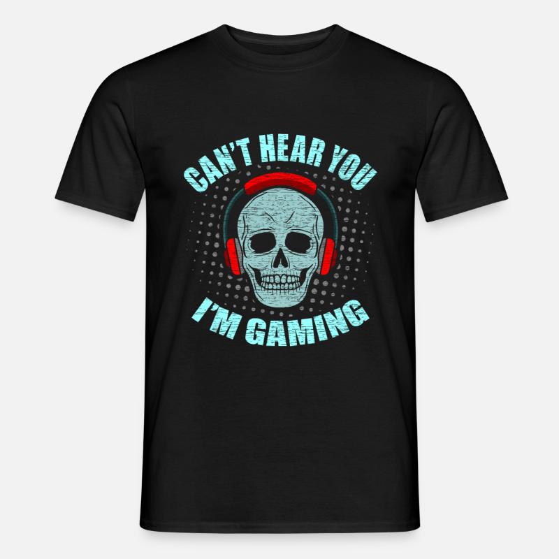 Schädel - Männer T-Shirt - Schwarz