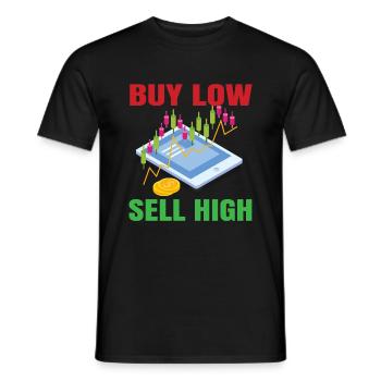 Handel Trade - Männer T-Shirt - Schwarz - Vorne - AI Model Male 178 light (178cm)
