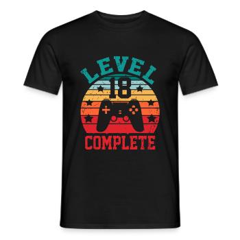 18th Birthday - Men's T-Shirt - black - Front - AI Model Male 178 light (178cm)