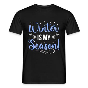 Neige - T-shirt homme - noir - Devant - AI Model Male 178 light (178cm)