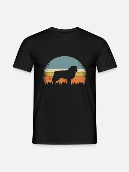 Australian Shepherd australischer Schäferhund - Men's T-Shirt - black