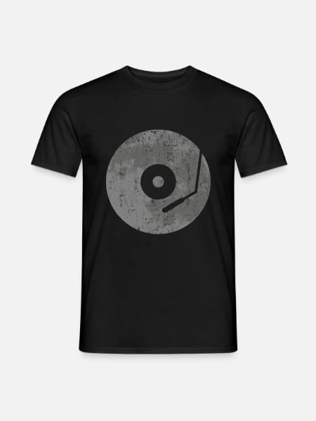 Disques de disques cadeau - T-shirt homme - noir