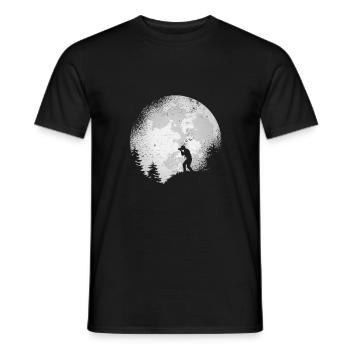 Photographie Photographe photographe Lune - T-shirt homme - noir - Devant - AI Model Male 178 light (178cm)