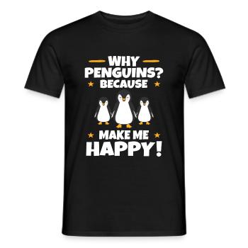Pingouin - T-shirt homme - noir - Devant - AI Model Male 178 light (178cm)