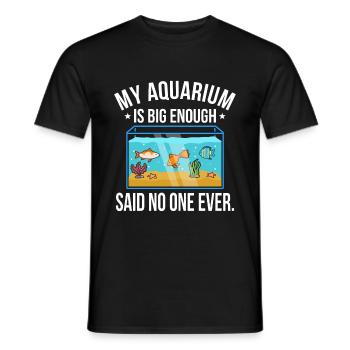 Aquarium - T-shirt homme - noir - Devant - AI Model Male 178 light (178cm)