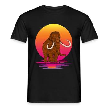 Mammut - Männer T-Shirt - Schwarz - Vorne - AI Model Male 178 light (178cm)