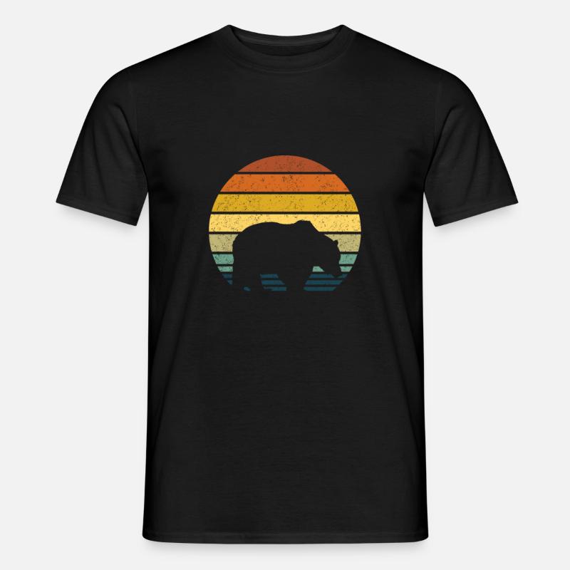 Bär - Männer T-Shirt - Schwarz
