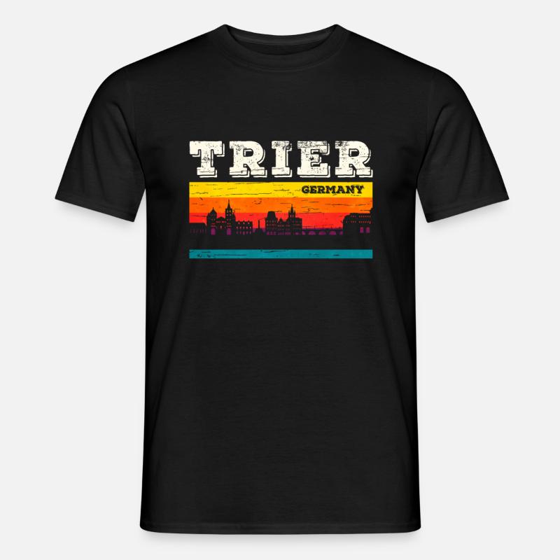 Trier - Männer T-Shirt - Schwarz