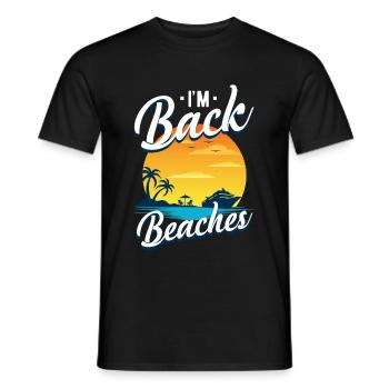 kreuzfahrtschiff - Männer T-Shirt - Schwarz - Vorne - AI Model Male 178 light (178cm)