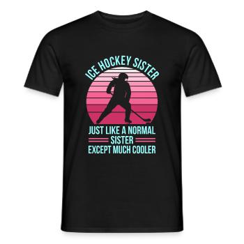 Hockey Eishockey Frauen Lustig Geschenk - Männer T-Shirt - Schwarz - Vorne - AI Model Male 178 light (178cm)