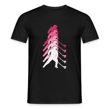 Hockey Eishockey Frauen Lustig Geschenk - Männer T-Shirt - Schwarz - Vorne - AI Model Male 178 light (178cm)