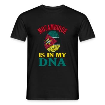 Mozambique - Men's T-Shirt - black - Front - AI Model Male 178 light (178cm)