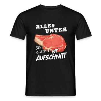 Fleisch - Männer T-Shirt - Schwarz - Vorne - AI Model Male 178 light (178cm)