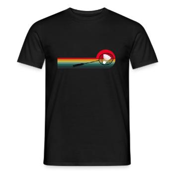 Lustiger Pickleball Badminton Federball - Männer T-Shirt - Schwarz - Vorne - AI Model Male 178 light (178cm)